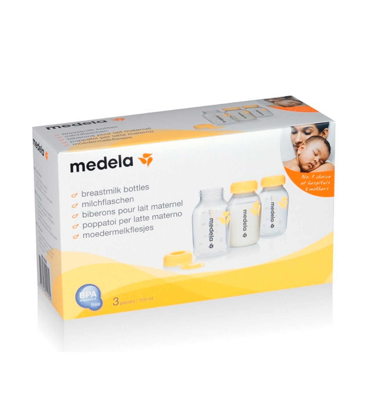 medela breast milk bottle set (3s) 150ml