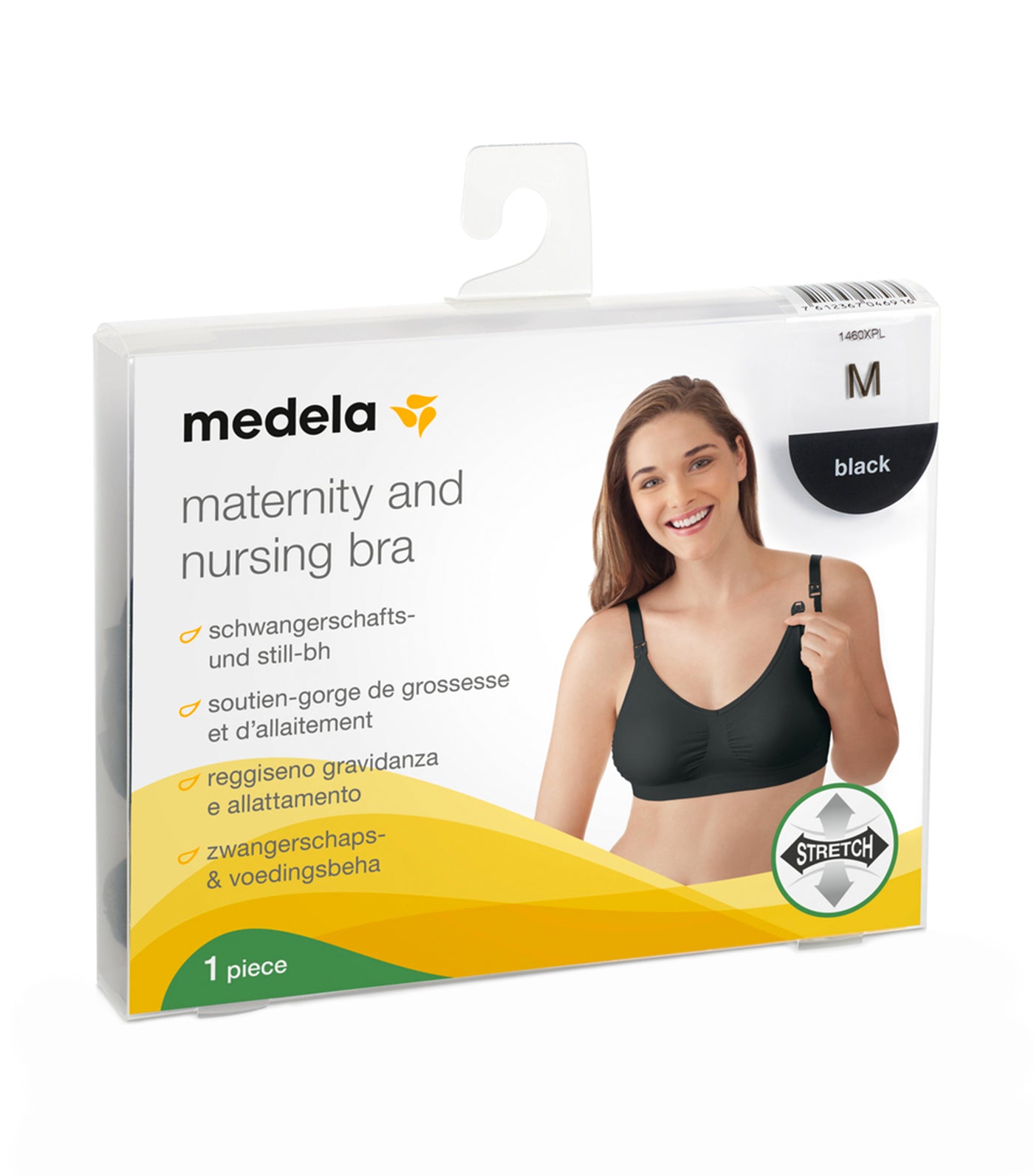 medela black maternity and nursing bra
