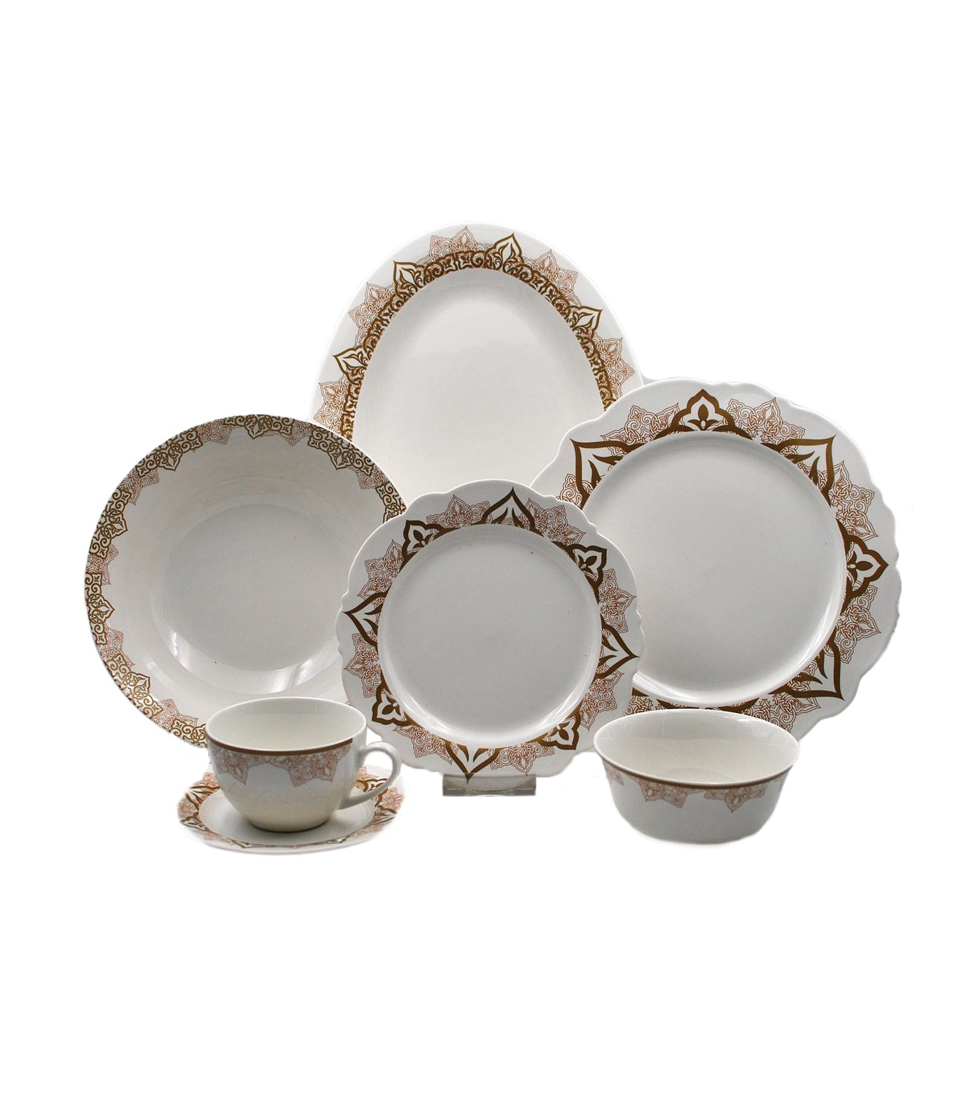 multiple choice 34-piece dinner set porcelain - turmar