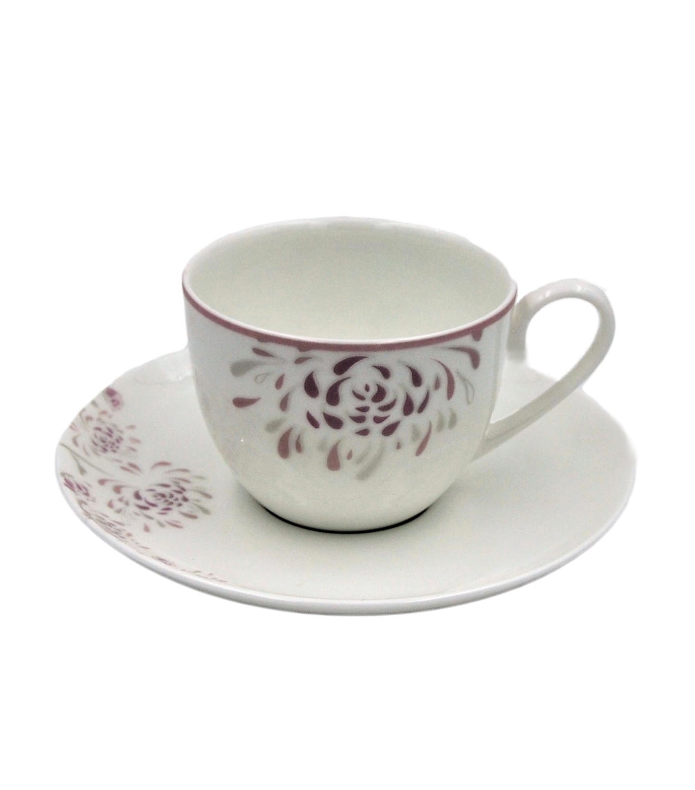 multiple choice flower works - tea cup & saucer