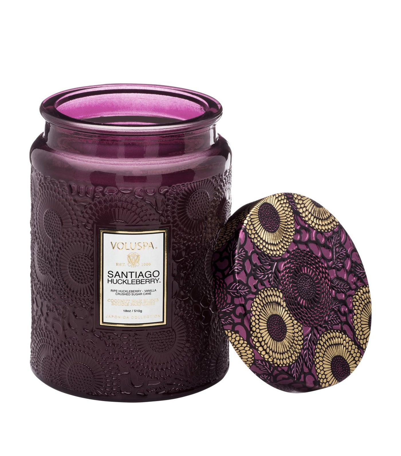voluspa santiago huckleberry - large jar candle