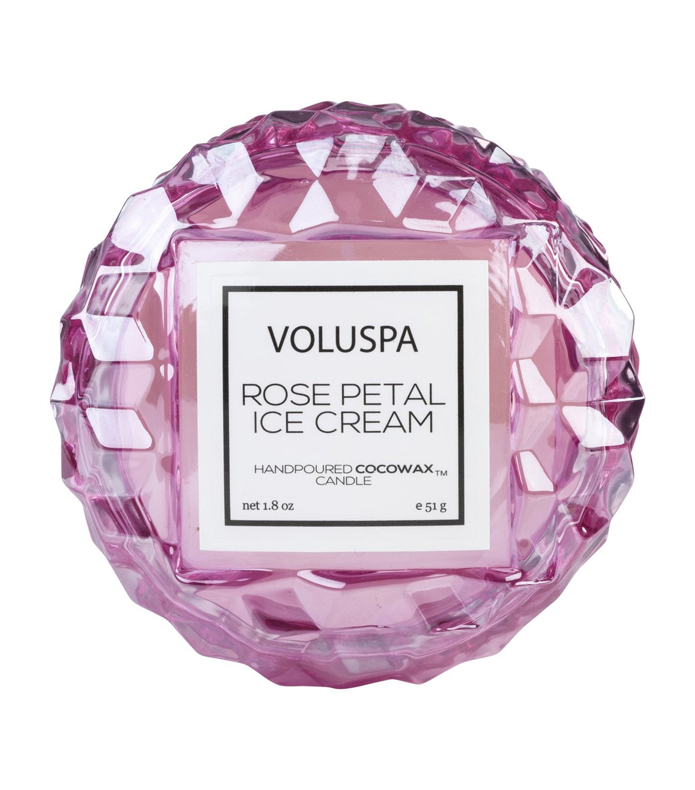 voluspa rose petal ice cream - macaron candle