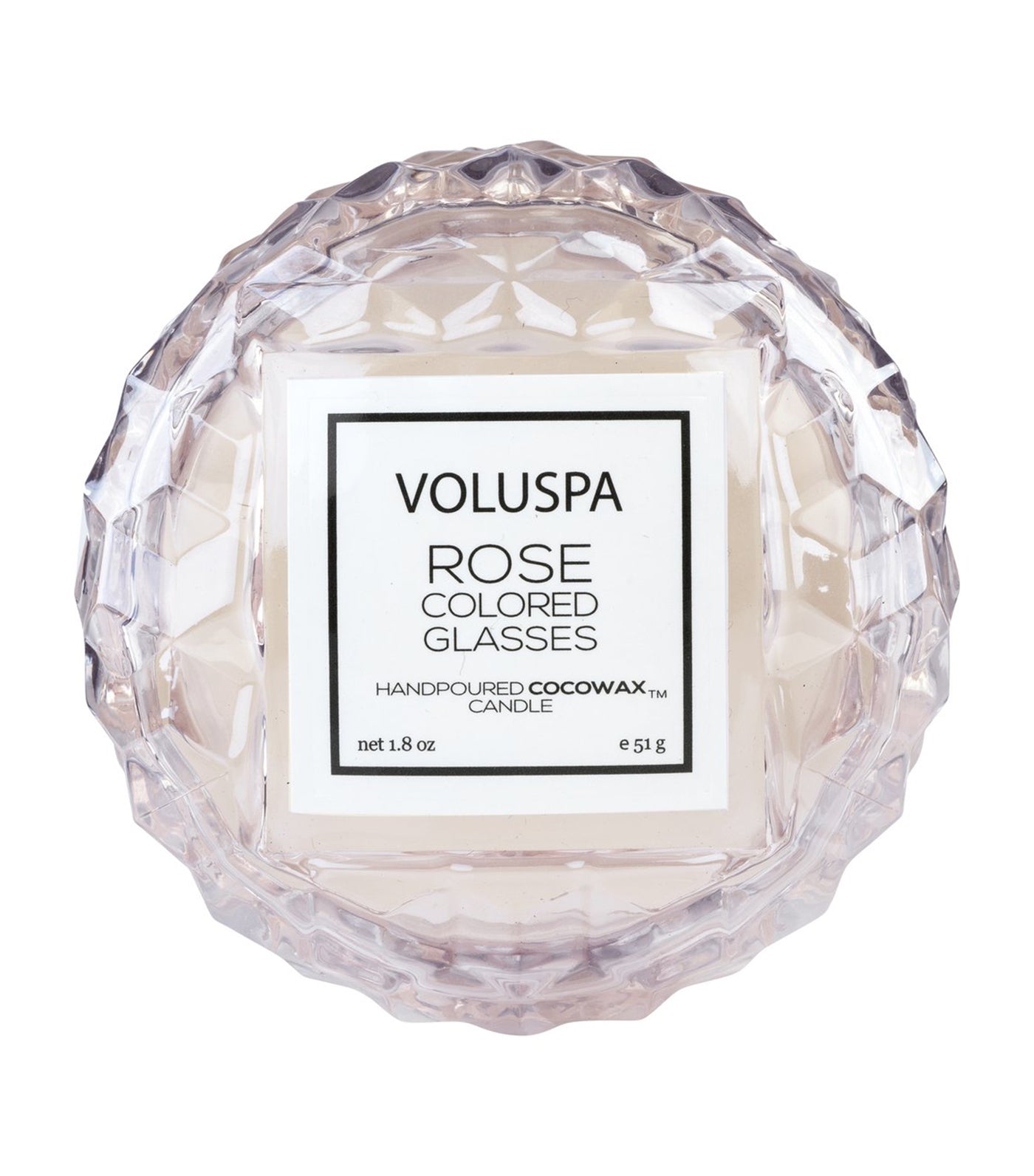 voluspa rose colored glasses - macaron candle