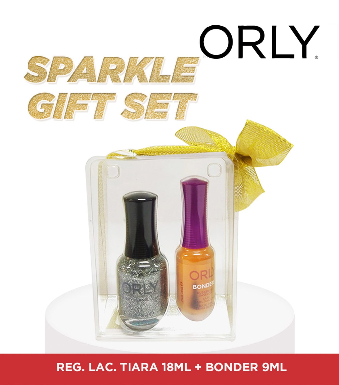 Sparkle Gift Set - Nail Lacquer Tiara + Bonder