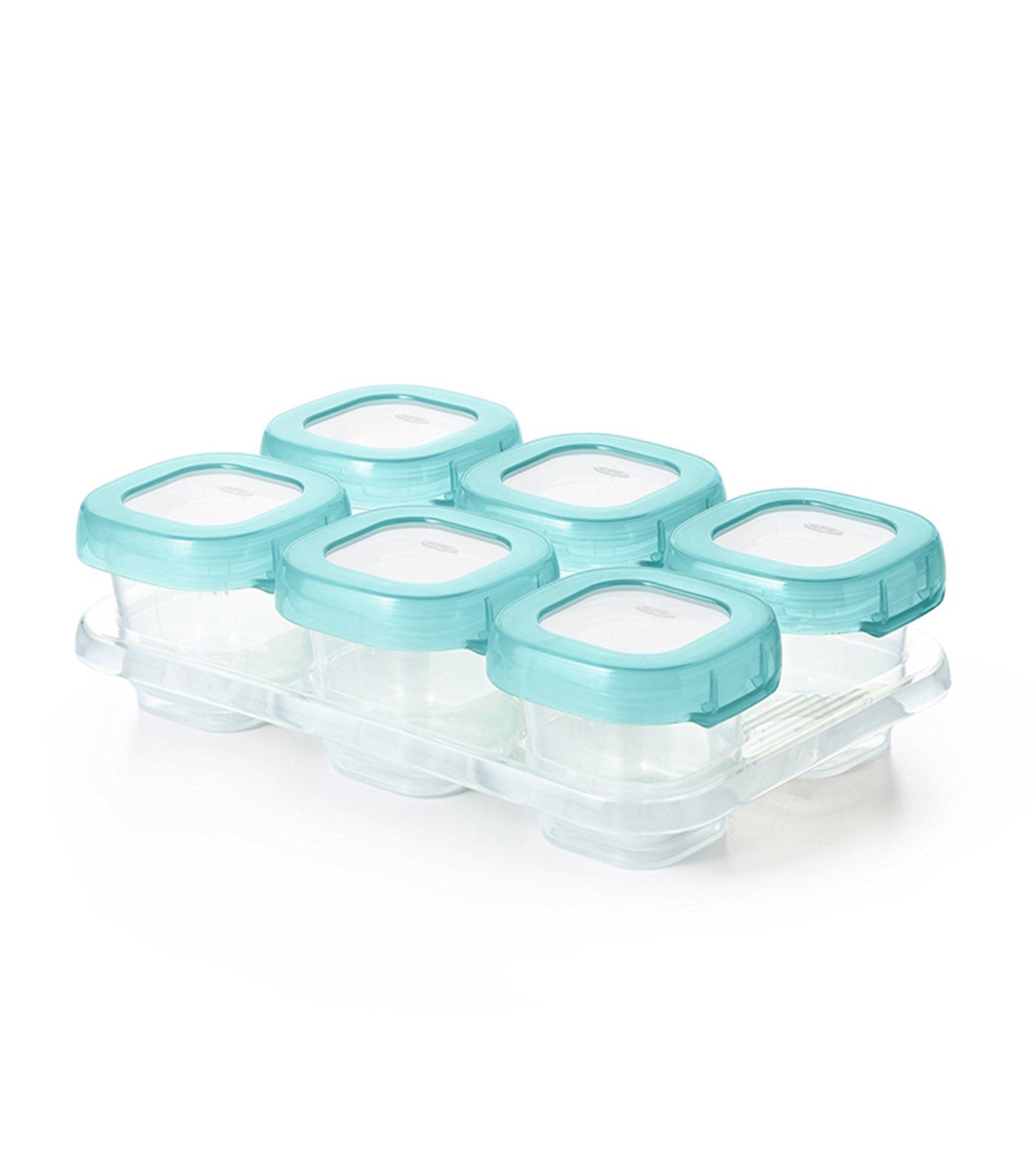 oxo tot aqua baby blocks freezer storage containers - 2oz