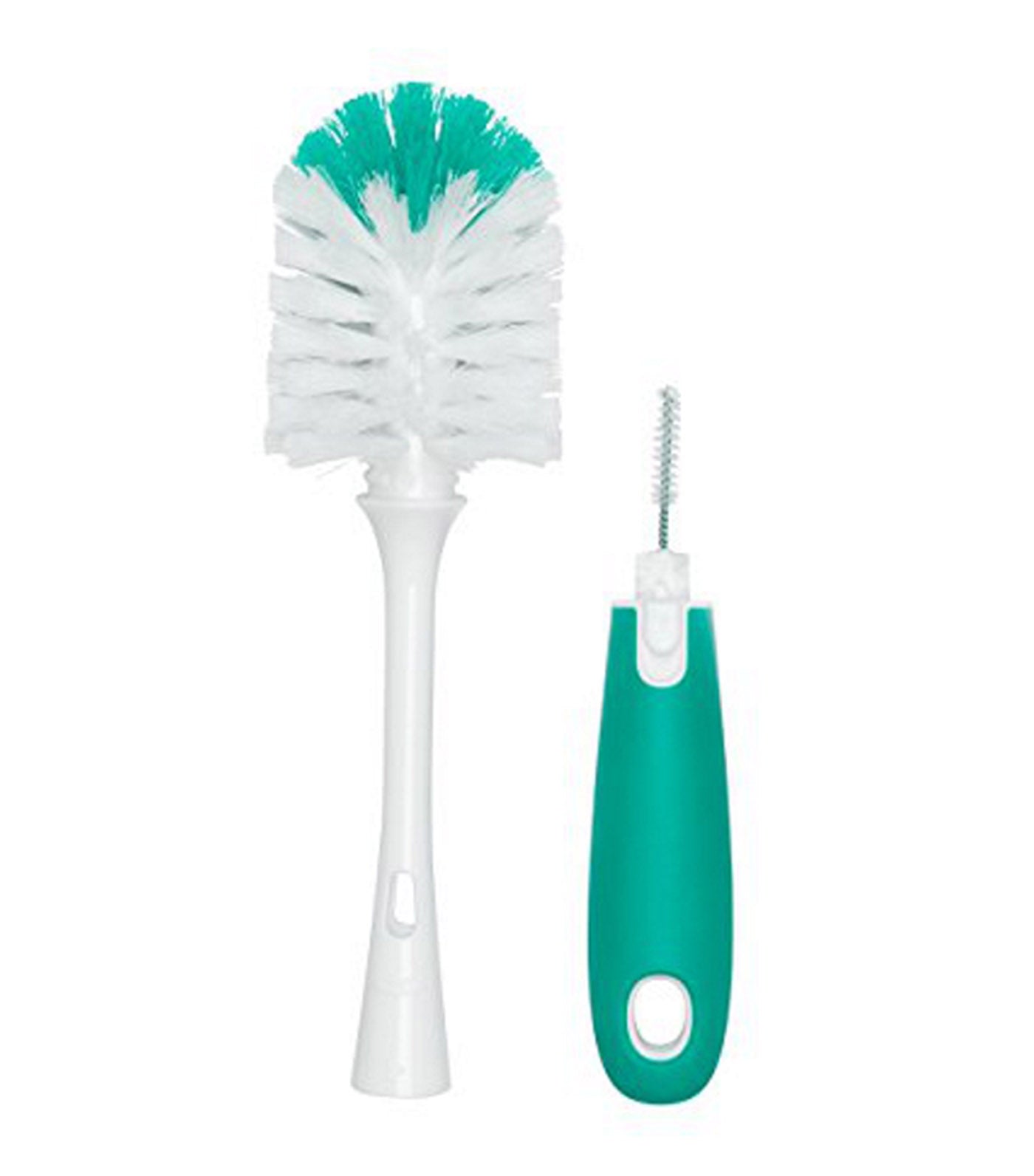 oxo tot teal bottle brush with nipple cleaner and stand