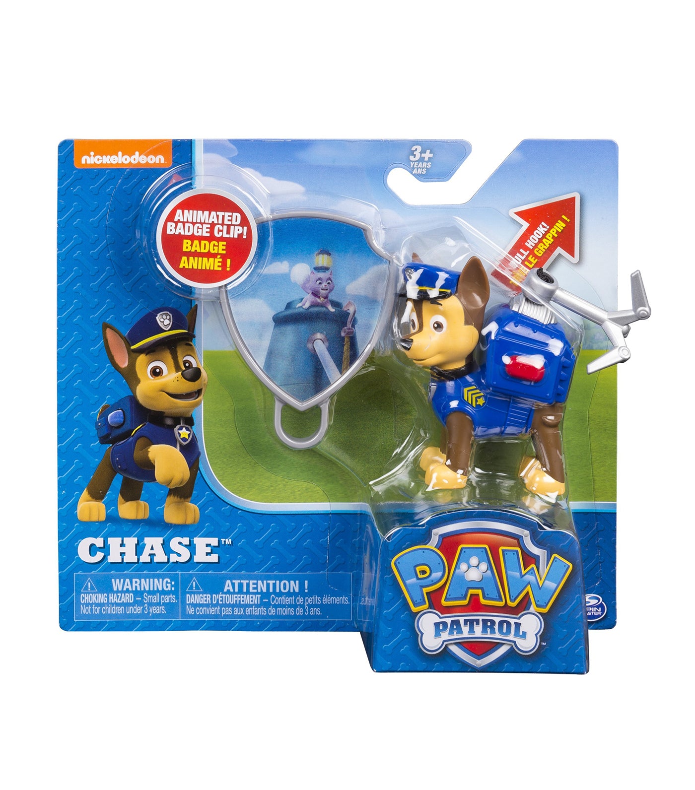 paw patrol transforming backpack - chase