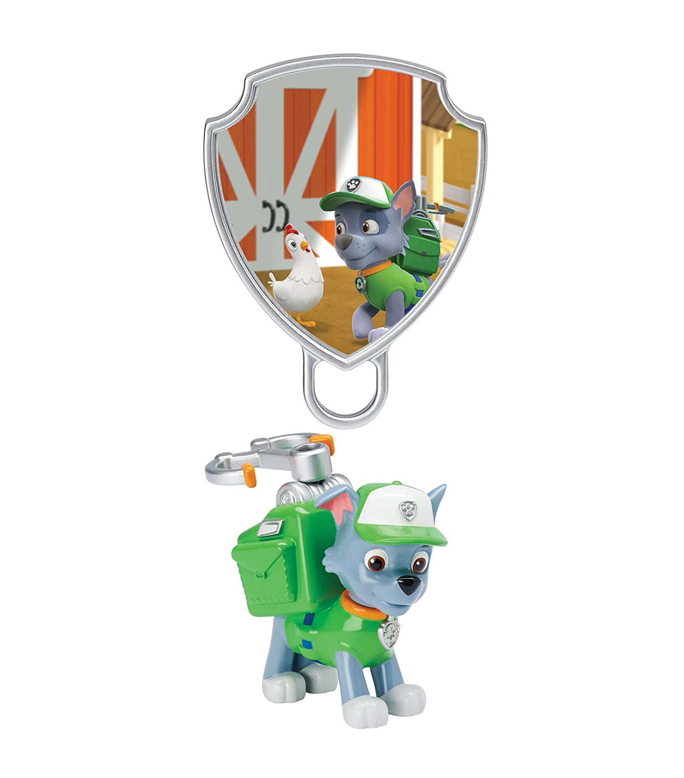 paw patrol transforming backpack - rocky