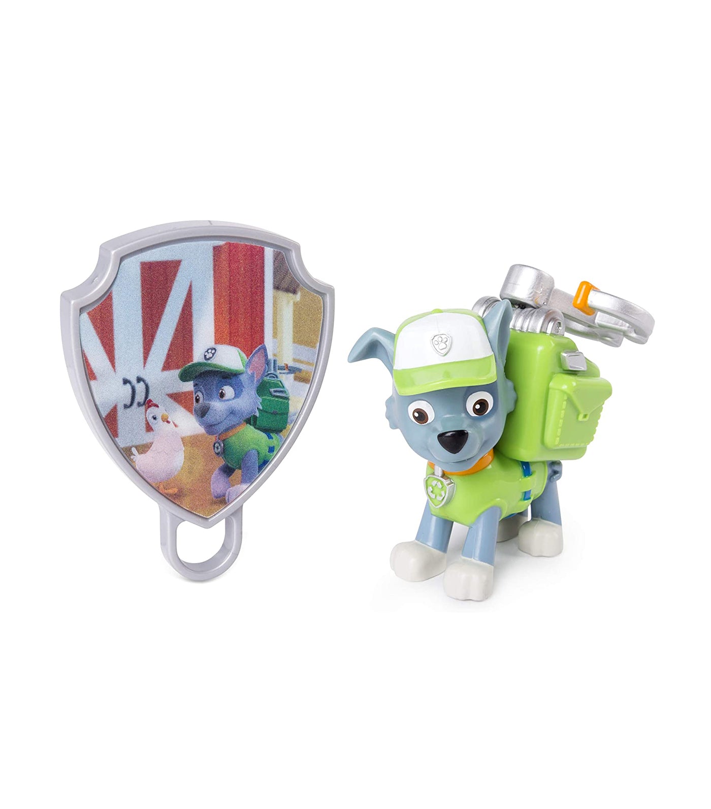 paw patrol transforming backpack - rocky