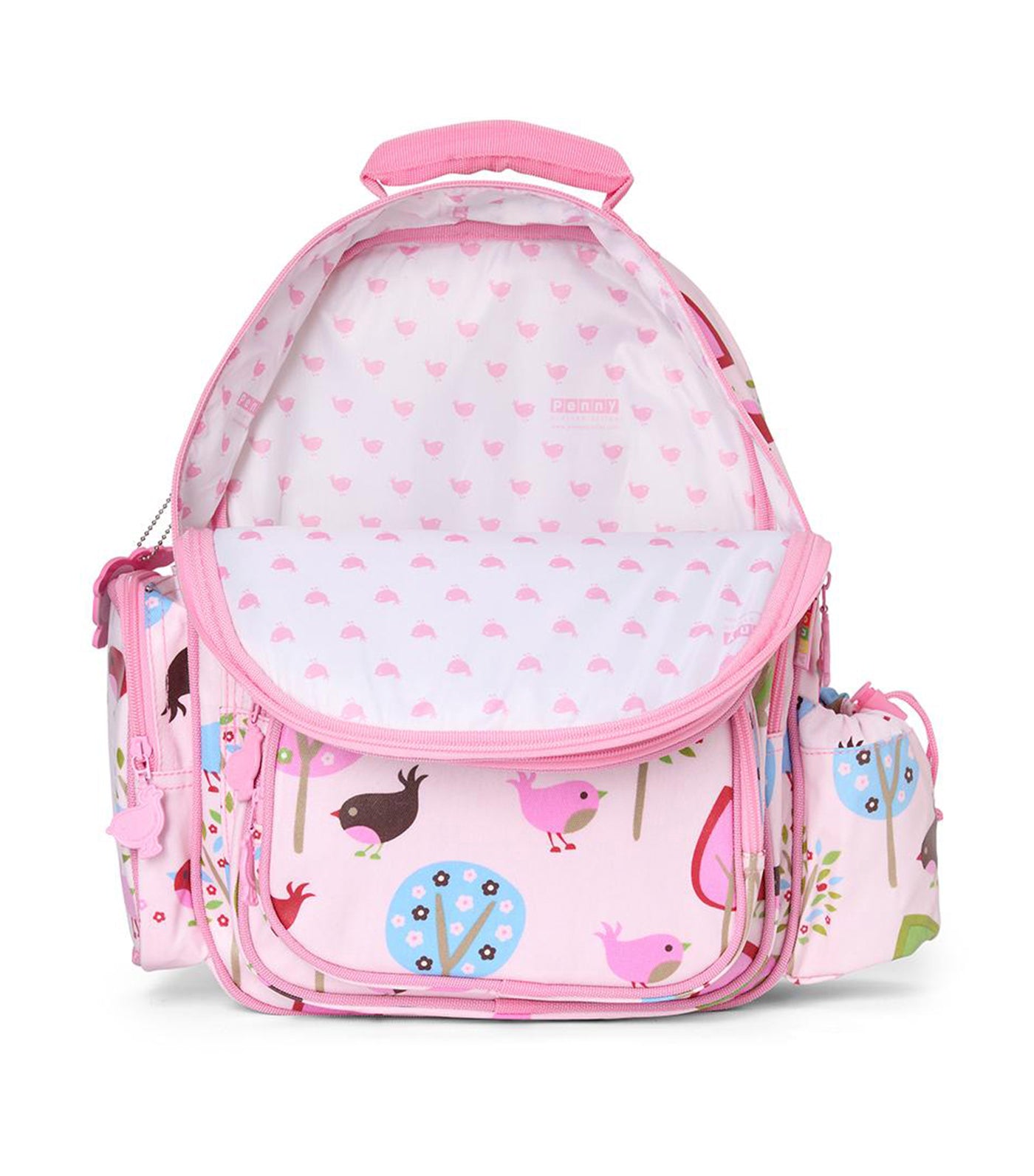 penny scallan backpack large - chirpy bird