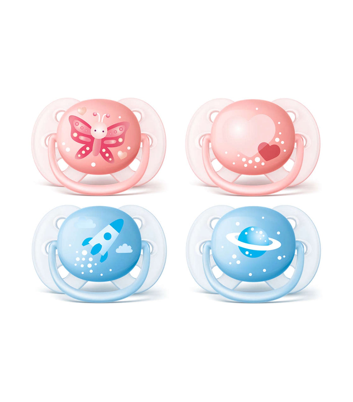 philips avent ultra soft pacifier (0-6m) - assorted
