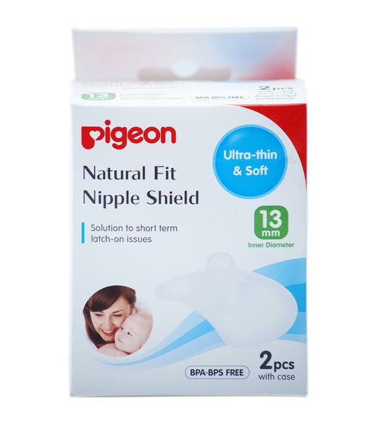 Buy Pigeon Natural Feel Silicone Nipple Shield/Nipple Protector Size 2,with  Case,Ultra Soft,Unique Unique Butterfly Shape,13-16 mm Nipple Diametre  Online at Low Prices in India 