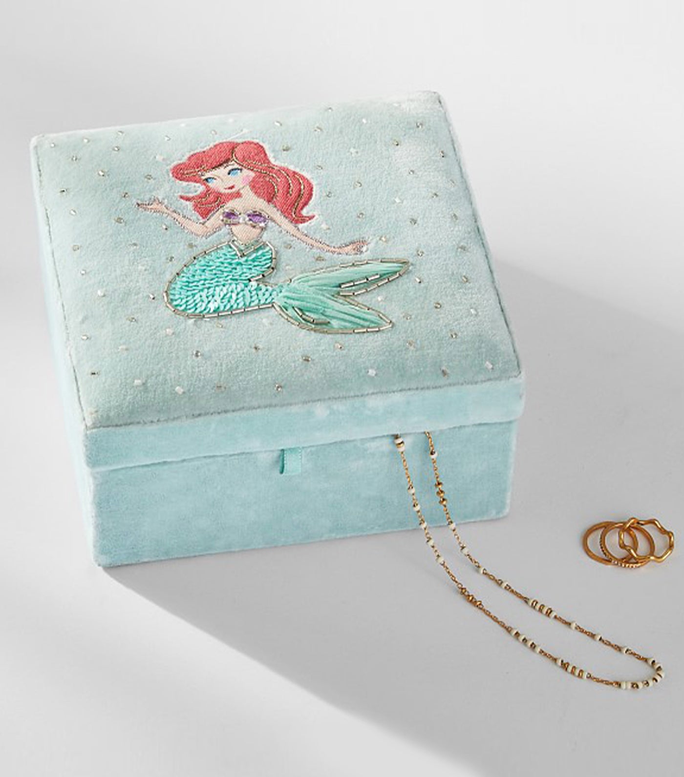 pottery barn kids disney princess jewelry box - ariel