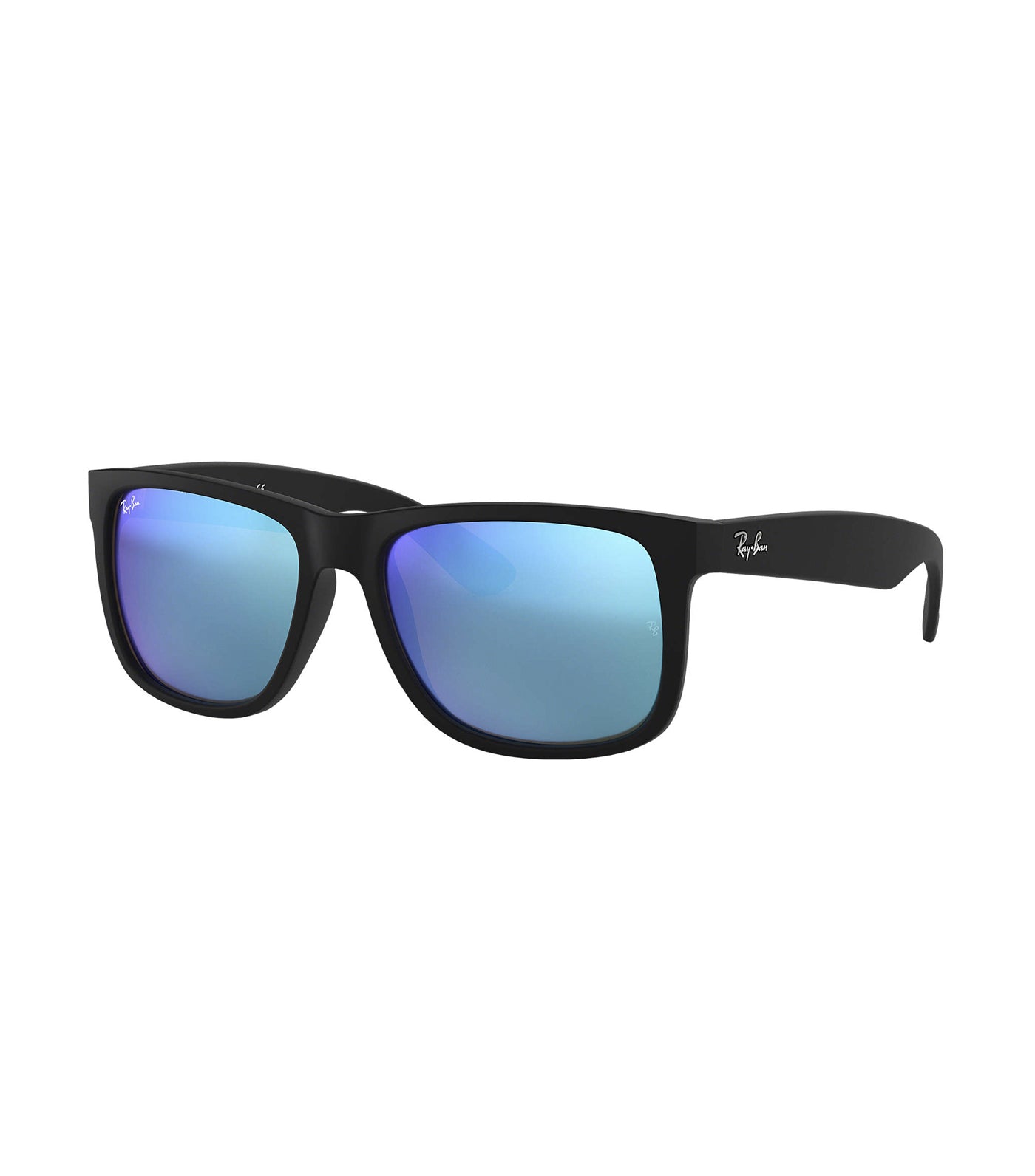 Ray-Ban Youngster Flash Lens Rubber Sunglasses 55 Mirror Blue