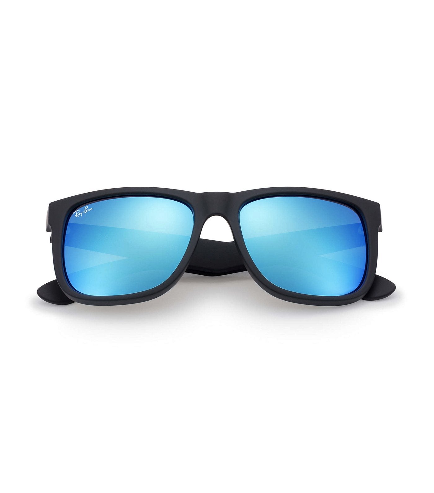 Ray-Ban Youngster Flash Lens Rubber Sunglasses 55 Blue Mirror