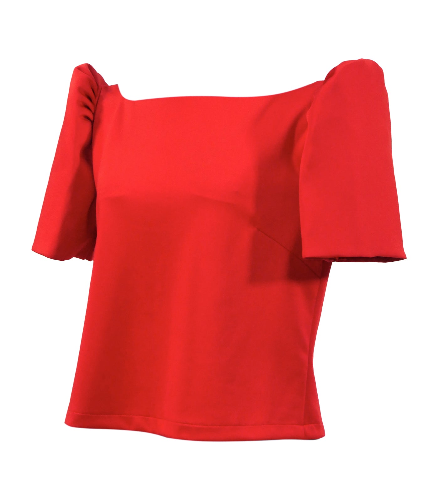 rustan's filipiniana our very own red mithi filipiniana casual blouse - grace