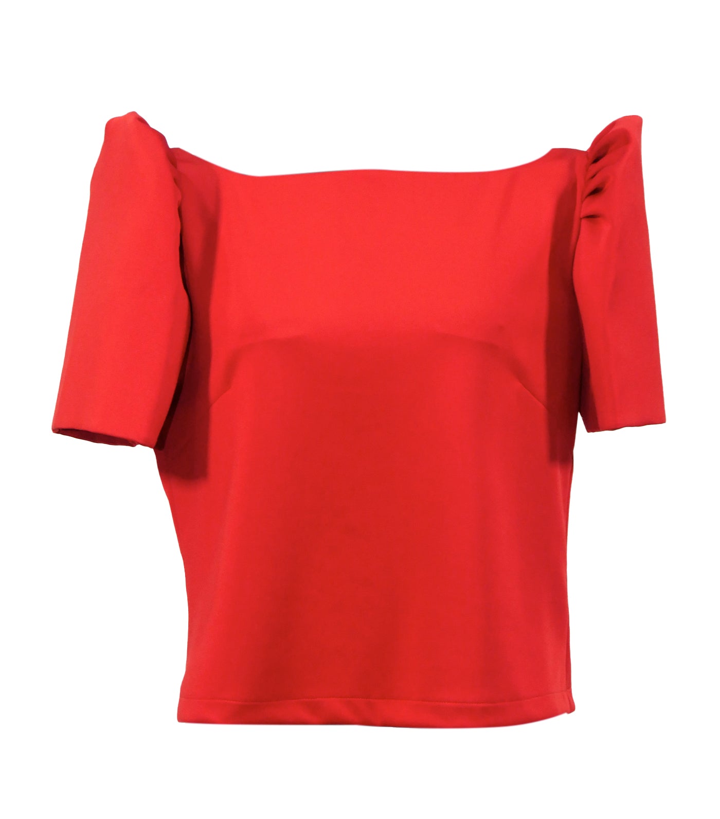 rustan's filipiniana our very own red mithi filipiniana casual blouse - grace