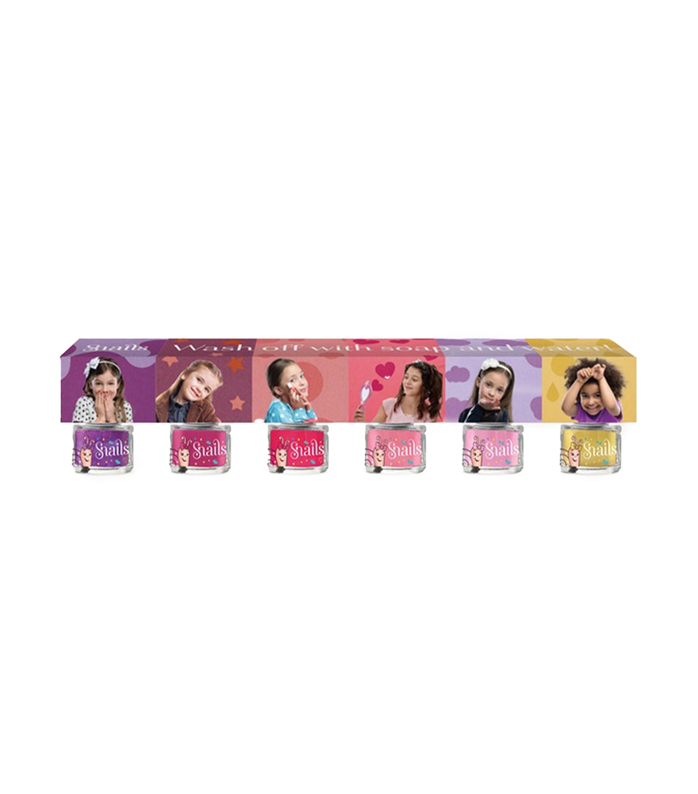 snails mini nail polish set of 6