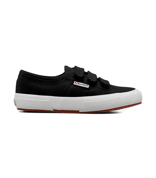 Superga velcro black store