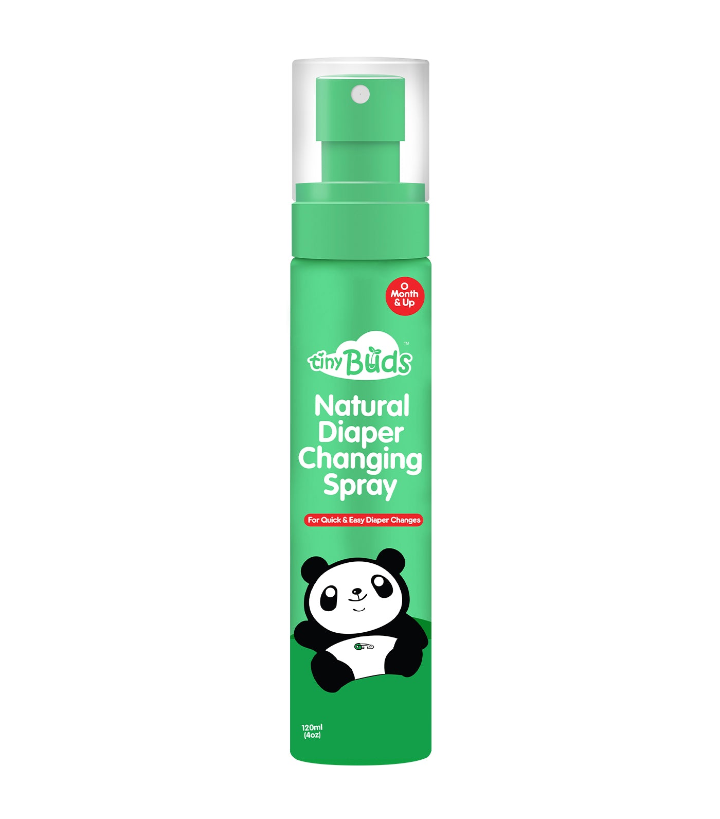 tiny buds natural diaper changing spray 120ml