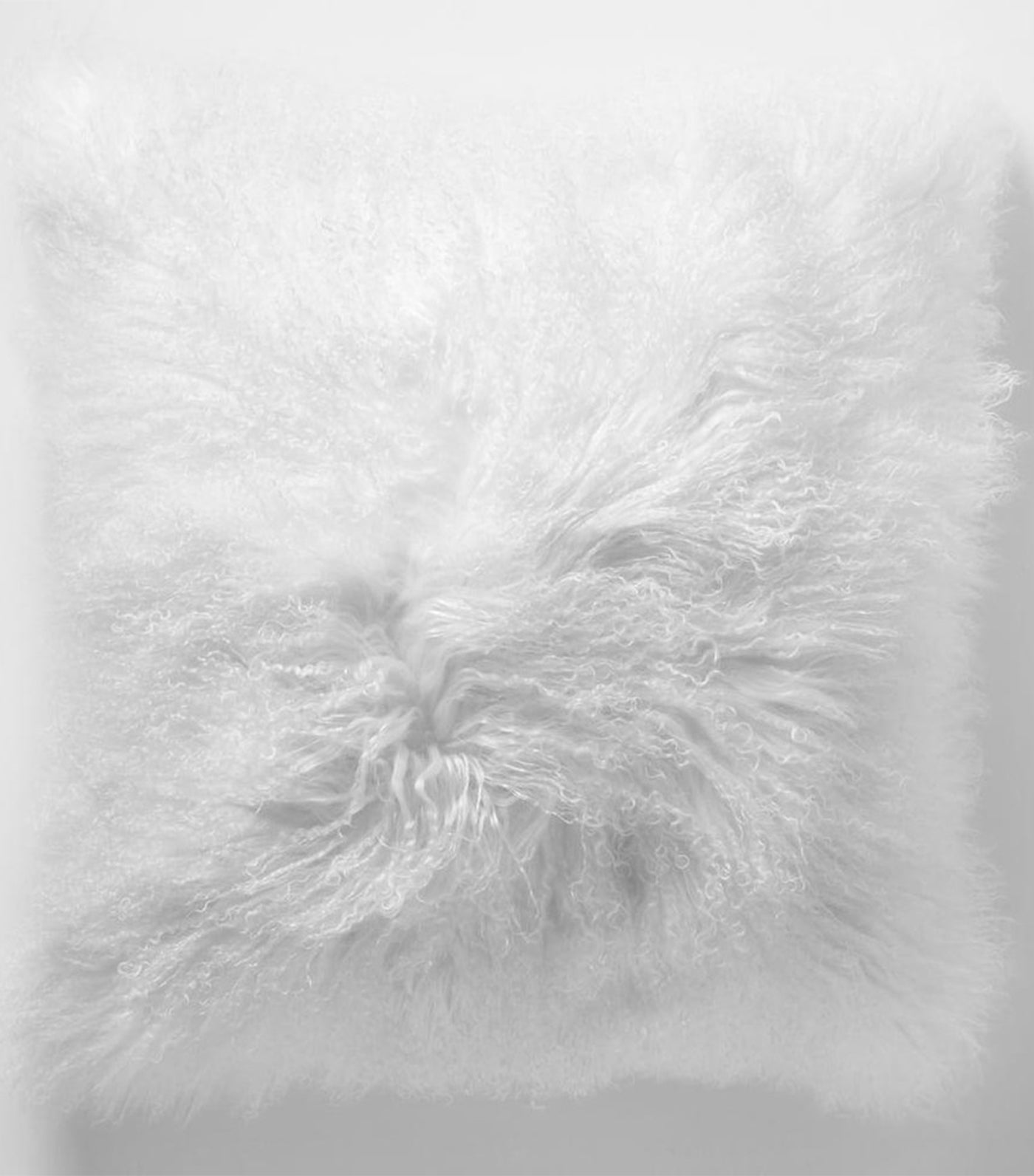 west elm stone white mongolian lamb pillow cover 16x16