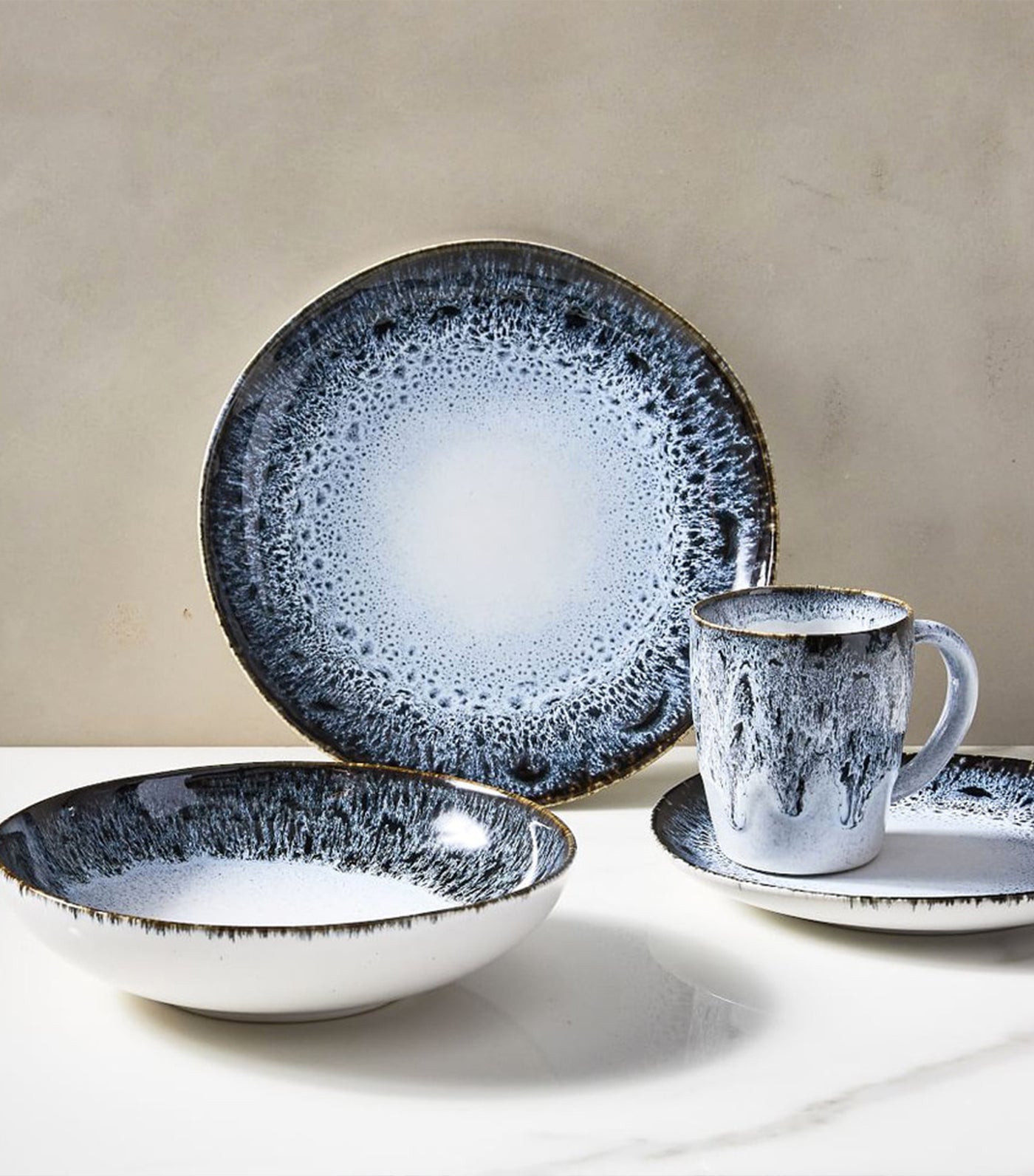 Glazed dinnerware clearance