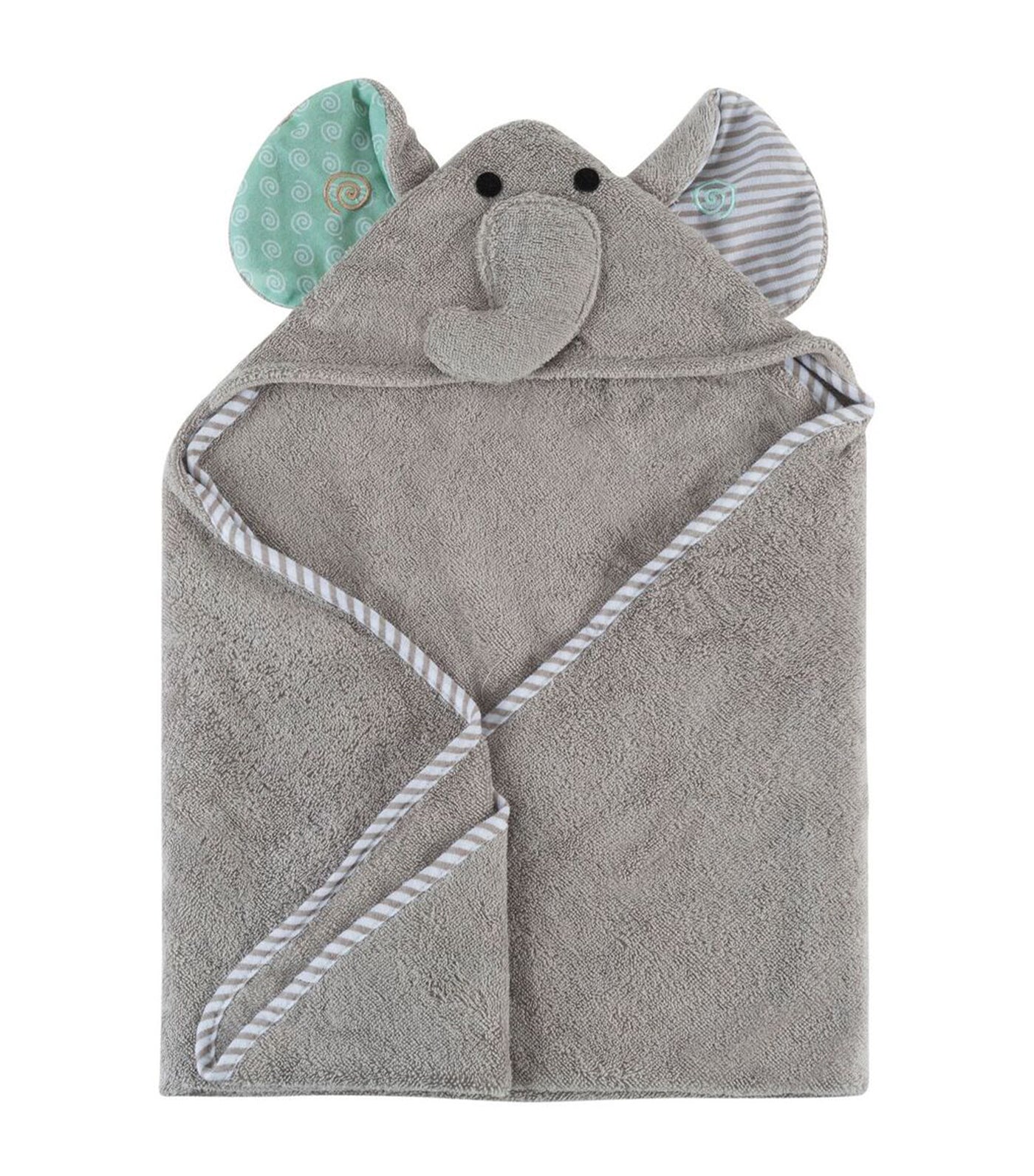 zoocchini baby hooded towel - elle the elephant