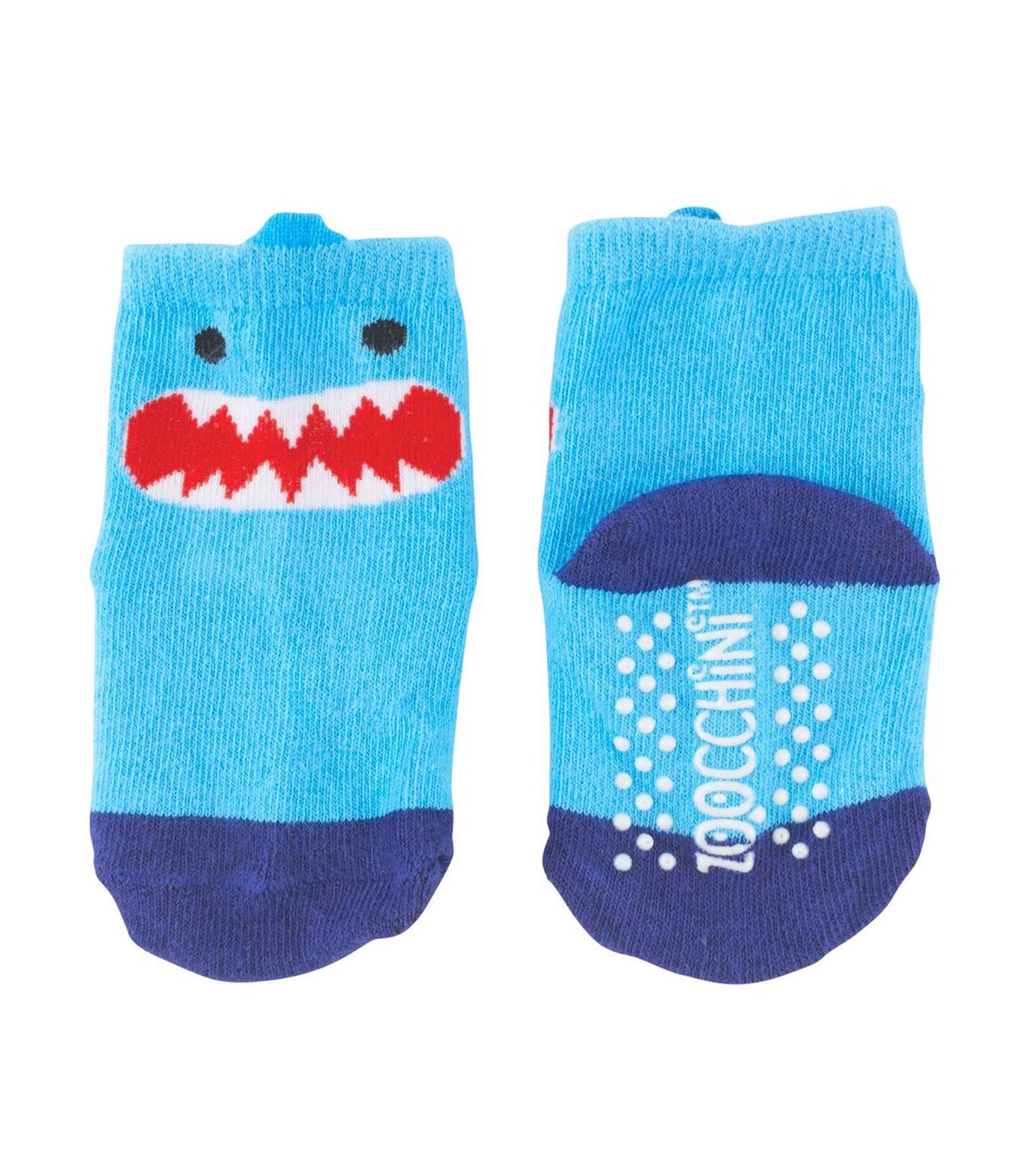 zoocchini grip+easy comfort crawler leggings and socks set - sherman the shark
